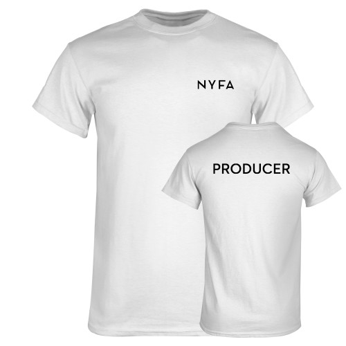  White T Shirt - NYFA Primary Mark