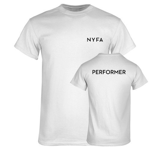  White T Shirt - NYFA Primary Mark