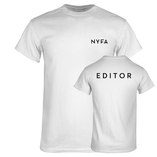  White T Shirt - NYFA Primary Mark