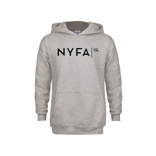  Youth Grey Fleece Hood - NYFA New York