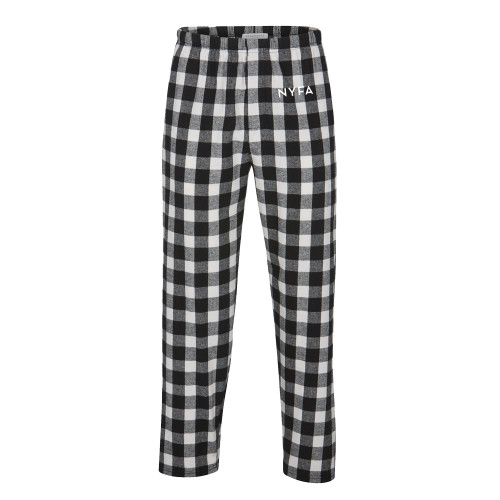  Boxercraft Black/White Unisex Buffalo Flannel Pajama Pant - NYFA Primary Mark