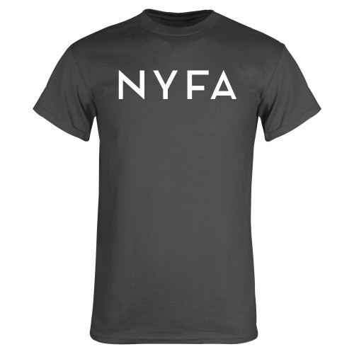  Charcoal T Shirt - NYFA Primary Mark