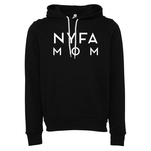  Bella + Canvas Black Fleece Hood - NYFA Mom