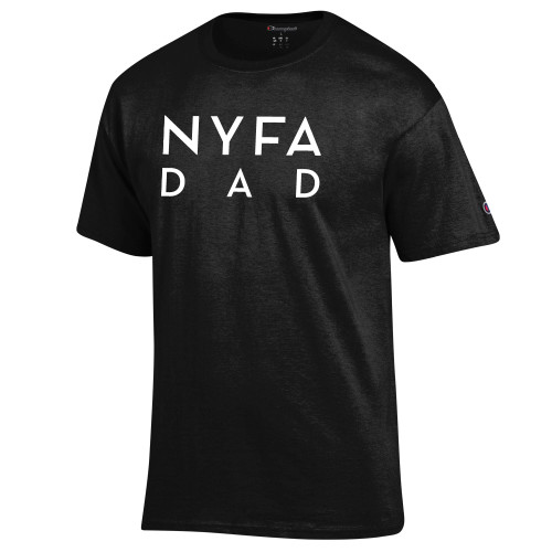  Champion Black T Shirt - NYFA Dad