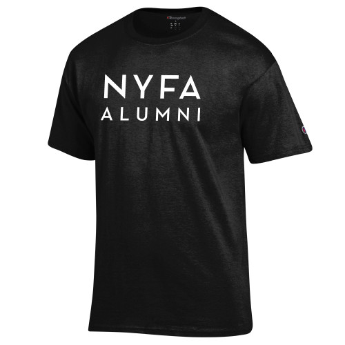  Champion Black T Shirt - NYFA Alumni