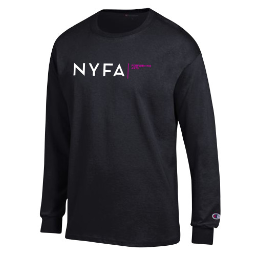  Champion Black Long Sleeve T Shirt - NYFA Performing Arts