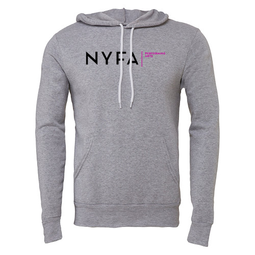  Bella + Canvas Heather Grey Fleece Hood - NYFA Performing Arts