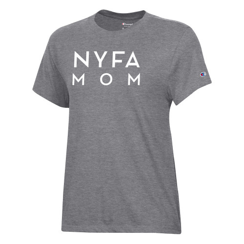  Champion Womens Granite Heather Core Short Sleeve Tee - NYFA Mom