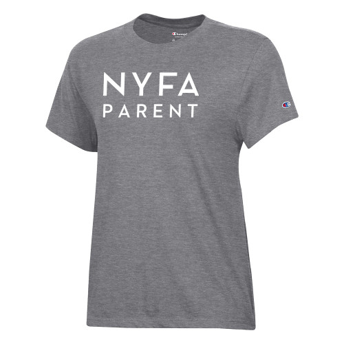  Champion Womens Granite Heather Core Short Sleeve Tee - NYFA Parent