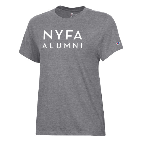  Champion Womens Granite Heather Core Short Sleeve Tee - NYFA Alumni