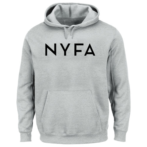  Extended Heather Grey Hoodie - NYFA Primary Mark