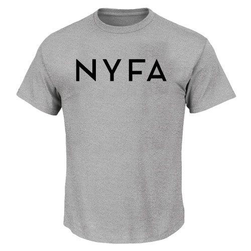  Tall Heather Grey T Shirt - NYFA Primary Mark