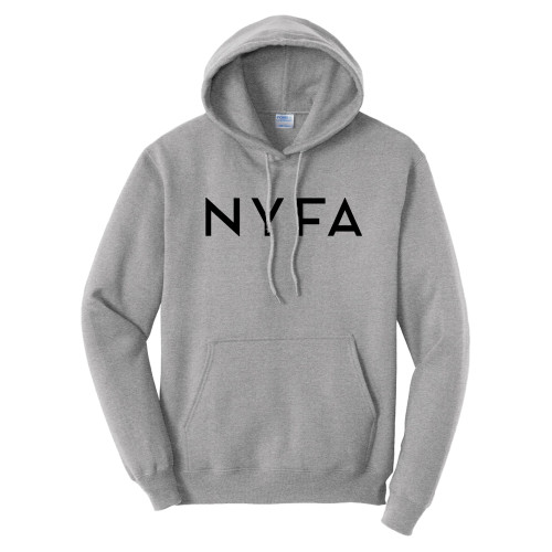  Tall Athletic Heather Fleece Hoodie - NYFA Primary Mark