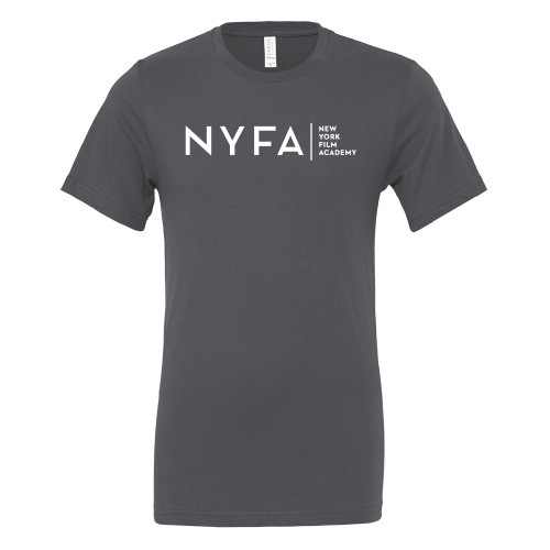  Bella + Canvas Asphalt Jersey Cotton T Shirt - NYFA Tagline