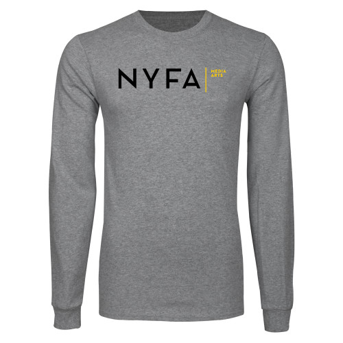  Grey Long Sleeve T Shirt - NYFA Media Arts