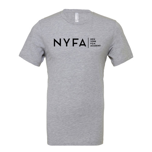  Bella + Canvas Heather Grey CVC T Shirt - NYFA Tagline