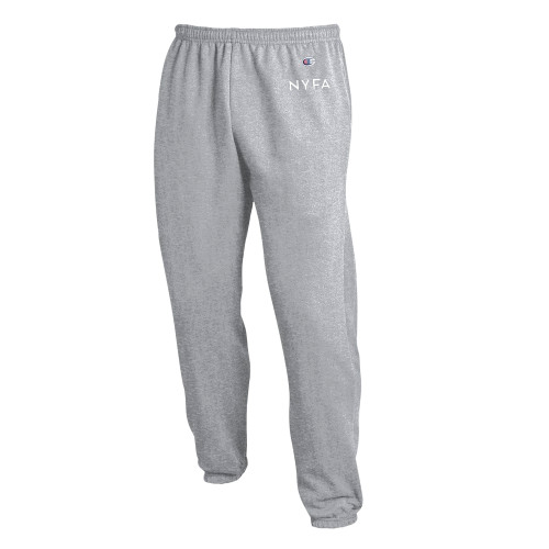  Champion Heather Grey Banded Bottom Sweatpants - NYFA Primary Mark