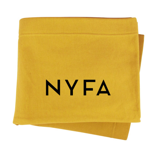  Gold Sweatshirt Blanket - NYFA Primary Mark