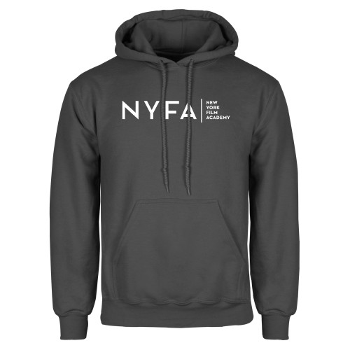  Charcoal Fleece Hoodie - NYFA Tagline