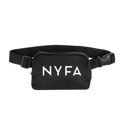  Anywhere Black Belt Bag - NYFA Primary Mark