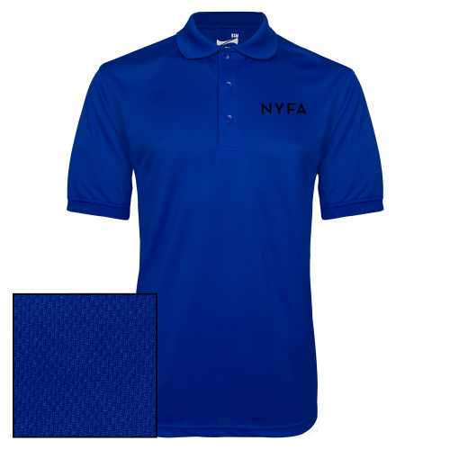  Royal Dry Mesh Polo - NYFA Primary Mark - TONE