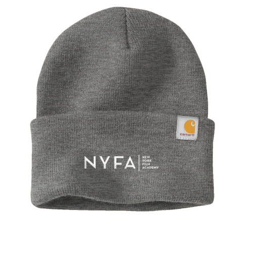  Carhartt Heather Grey Knit Beanie w/Cuff - NYFA Primary Mark