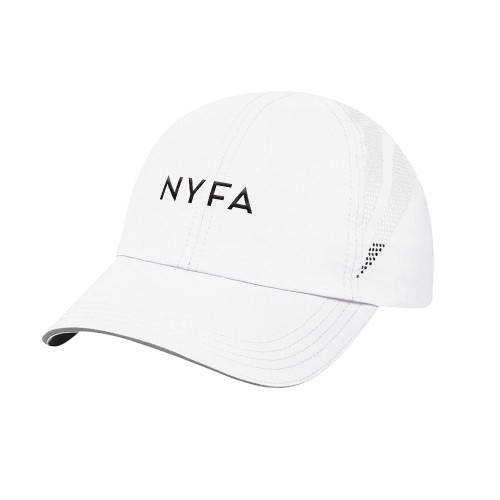  White Performance Cap - NYFA Primary Mark