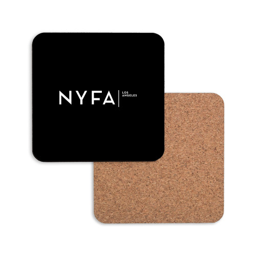  Hardboard Coaster w/Cork Backing - NYFA Los Angeles