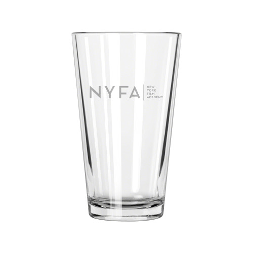  Libbey Pint Glass 16oz - NYFA Tagline Engraved