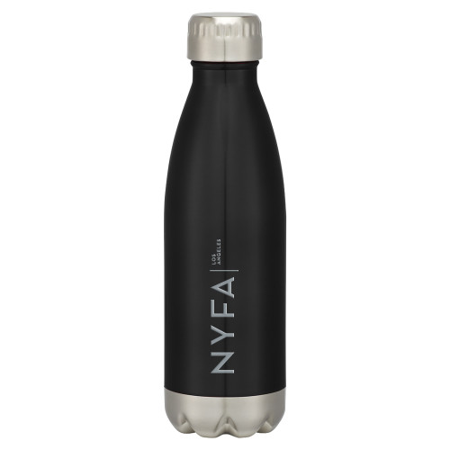  Swig Stainless Steel Black Bottle 16oz - NYFA Los Angeles Engraved