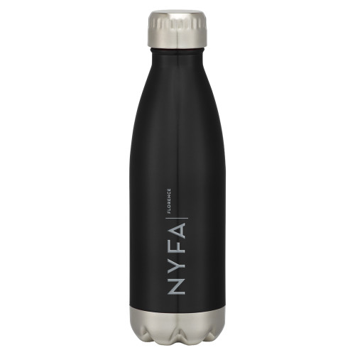  Swig Stainless Steel Black Bottle 16oz - NYFA Florence Italy Engraved