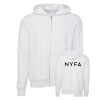 Thumbnail image for  Bella + Canvas Ash Grey Full Zip Hood