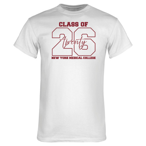  White T Shirt - NYMC Class of 2026