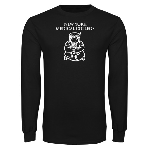  Black Long Sleeve T Shirt - New York Med College Frog