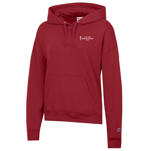  Champion Womens Cardinal Powerblend Pullover Hood - NYMC Bioethics
