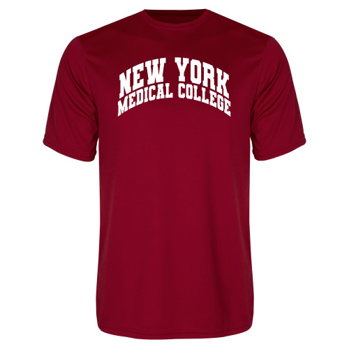  Cardinal Performance Tee - New York Medical College Spirit Mark Arched