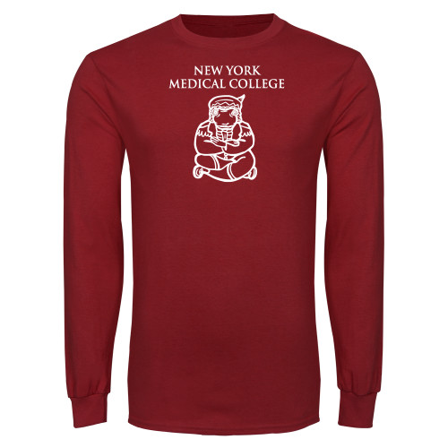  Cardinal Long Sleeve T Shirt - New York Med College Frog