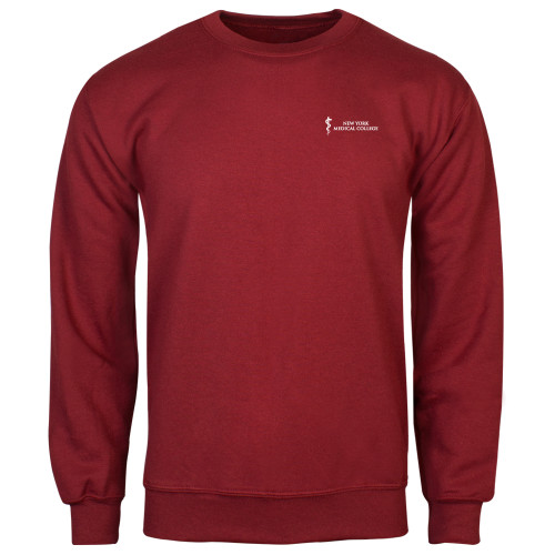 Cardinal Fleece Crew - New York Medical College - Caduceus