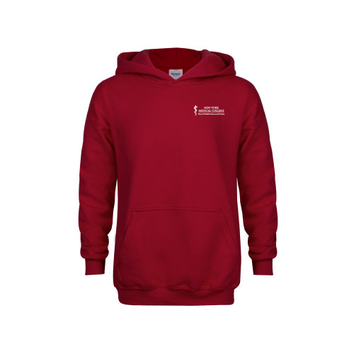  Youth Cardinal Fleece Hoodie - NYMC School of Health Sciences and Practice