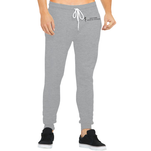  Bella Canvas Athletic Heather Joggers - New York Medical College - Caduceus