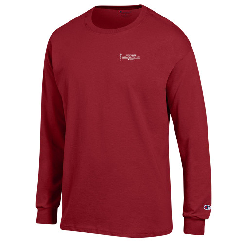  Champion Cardinal Long Sleeve T Shirt - NYMC Biostatistics