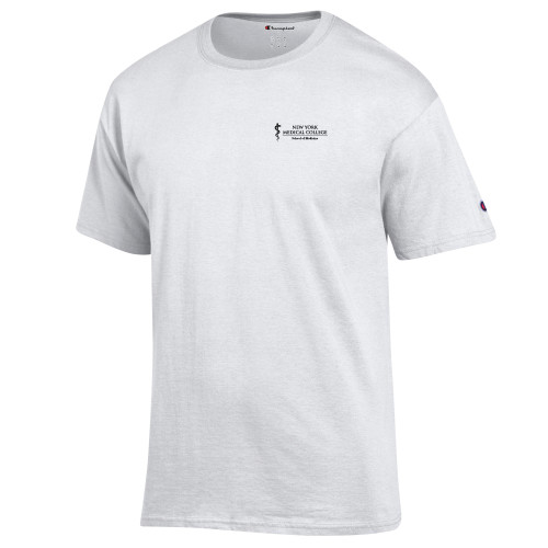  Champion White T Shirt - NYMC School of Medicine