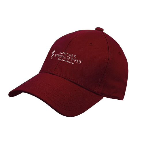  Cardinal Structured Adjustable Pro Style Hat - NYMC School of Medicine