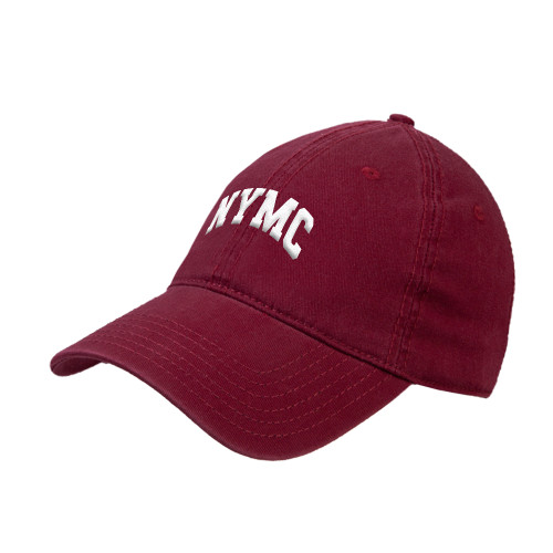  Cardinal Unstructured Adjustable Low Profile Hat - NYMC Spirit Mark Arched