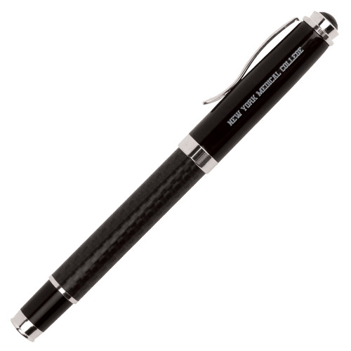  Luna Black Rollerball Pen - New York Medical College Spirit Mark Engraved