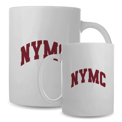  Full Color White Mug 15oz - NYMC Spirit Mark Arched