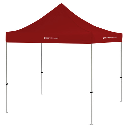  9 ft x 9 ft Cardinal Tent - New York Medical College Horizontal