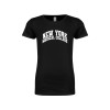 Thumbnail image for  Next Level Girls Black Fashion Fit T Shirt