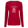 Thumbnail image for  Womens Cardinal Long Sleeve V Neck Tee 