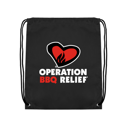  Black Drawstring Backpack - OBR Vertical Primary Mark